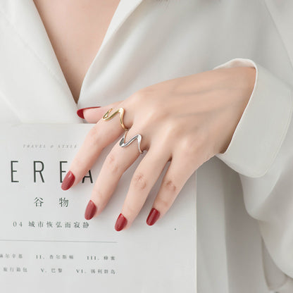 Anel Fluído Minimalista