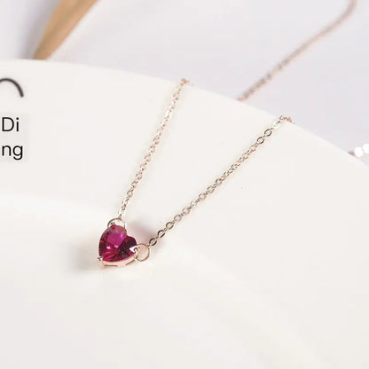 Colar com Pedra de Coração