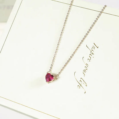 Colar com Pedra de Coração